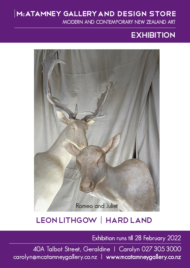 Leon LIthgow | Hard Land Exhibition | Romeo and Juliet McAtamney Gallery and Deisgn Store | Gerldine NZ
